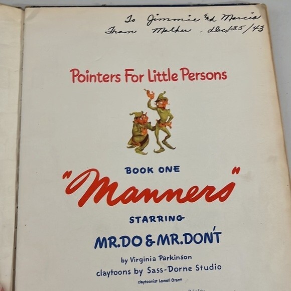 “Manners” Book One Starring Mr. Do & Mr. Don’t Pointers For Little Persons - Picture 5 of 7